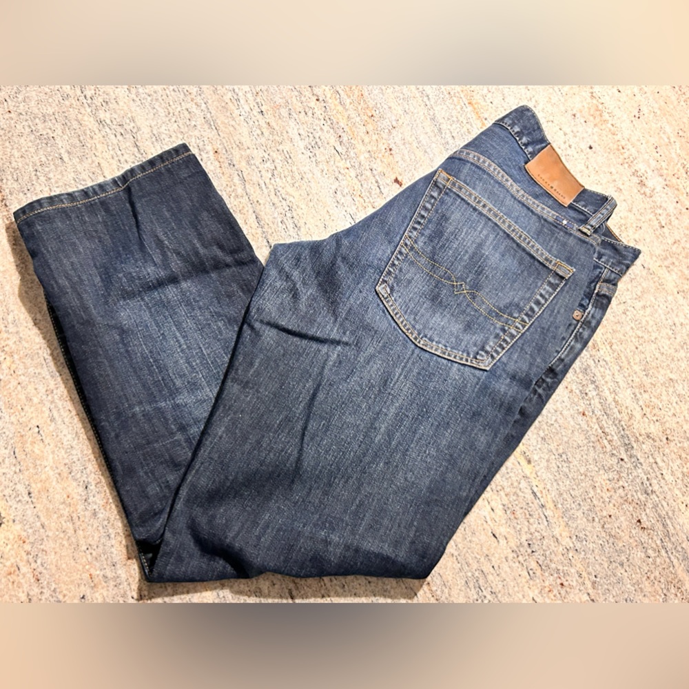 Lucky Brand Men’s Jeans 221 Original Straight Denim 31x25 Custom Altered!